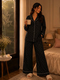 Midnight Dot Cotton Nightsuit Set