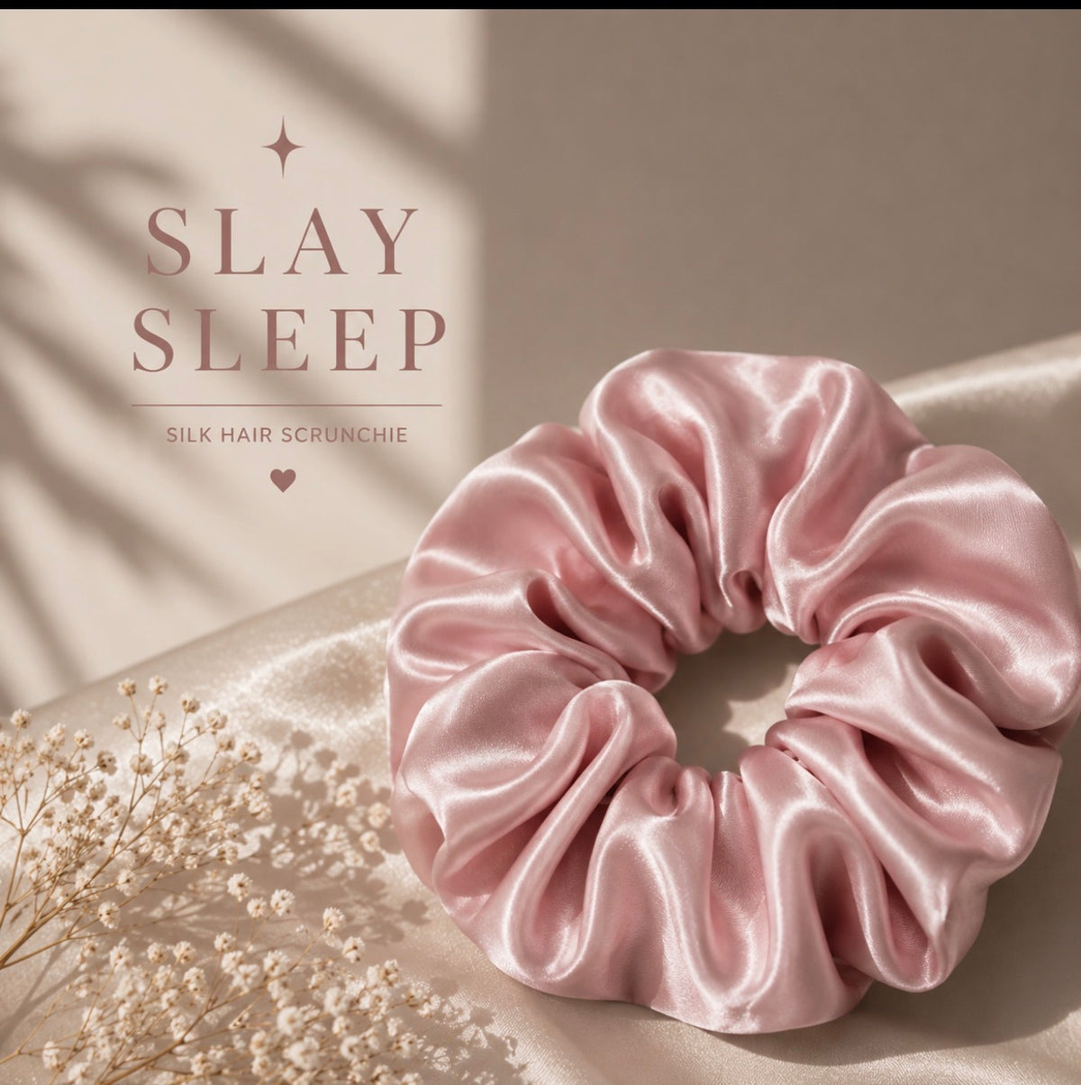 Silk Hair Scrunchie