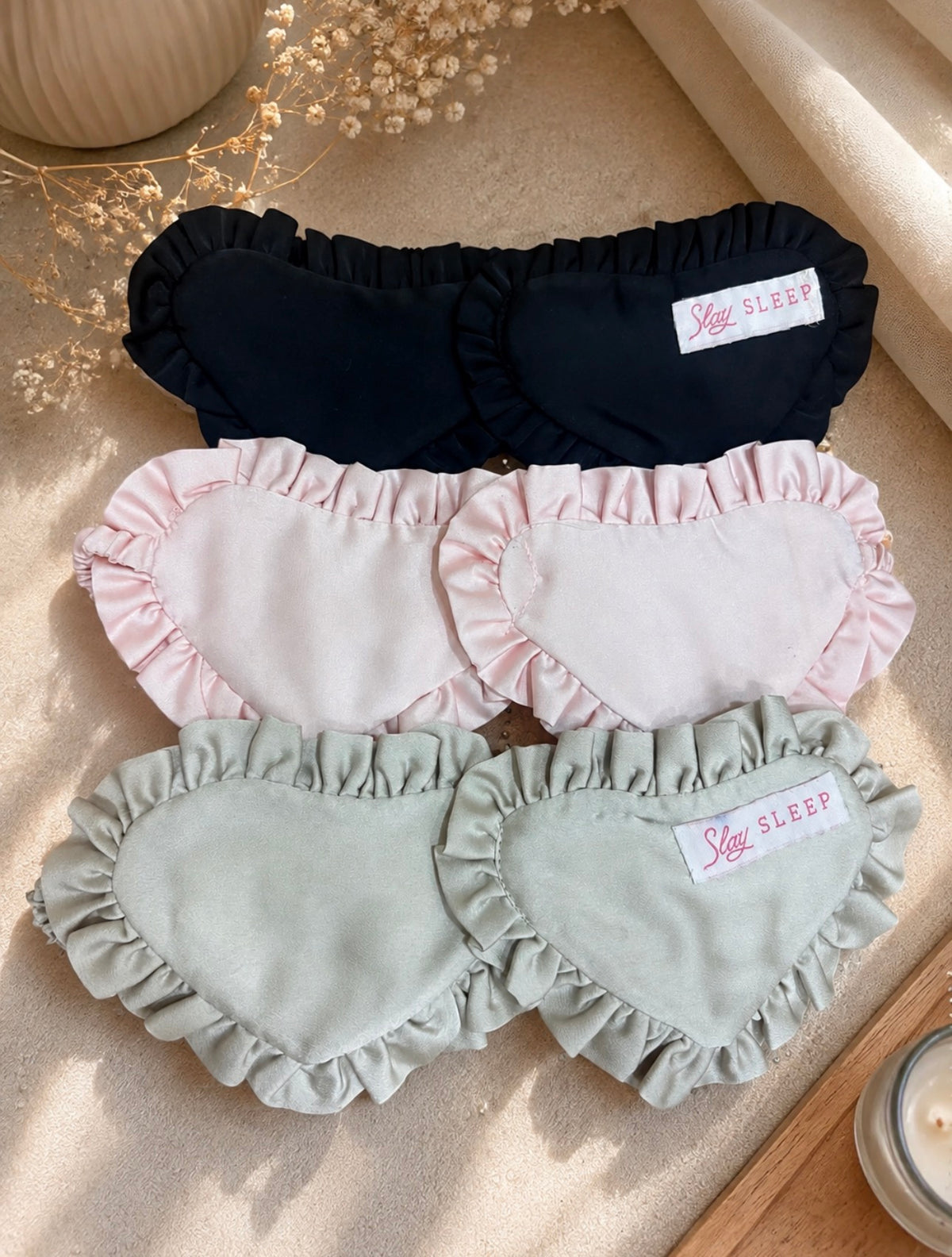Silk Sleep Eye Mask – Pastel Collection